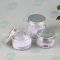 80g Round Plastic Cosmetic Cream Jar with Aluminum Lid